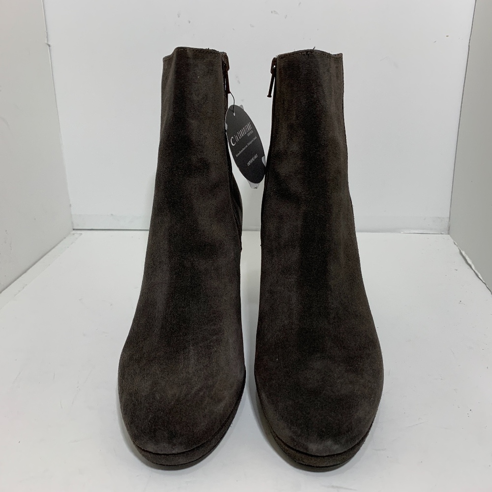 La Canadienne Brown Suede Waterproof Ankle Boots - Picture 4 of 8